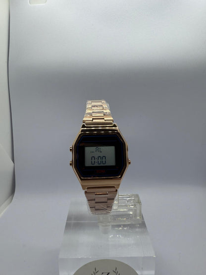 Zeyra Steel Retro – Unisex Digitaluhr mit Metallarmband | Zeyra | Versand aus DE