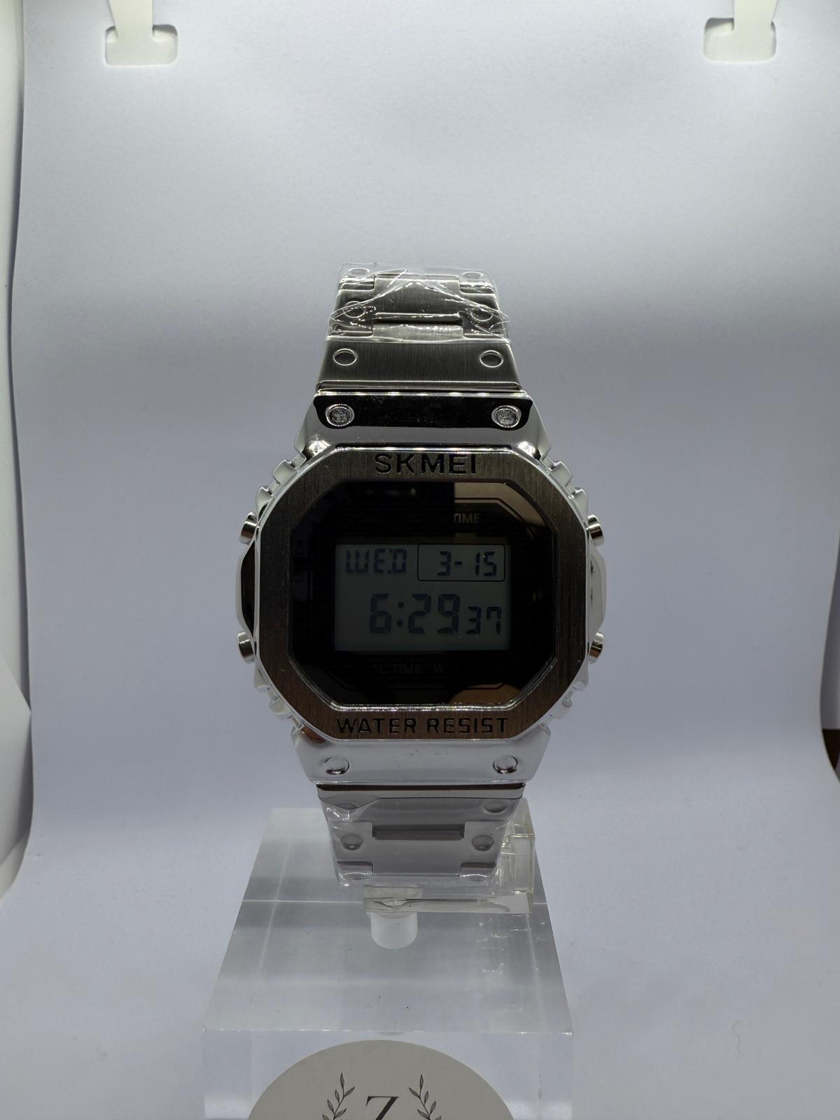 Zeyra Steel Retro – Unisex Digitaluhr mit Metallarmband | Zeyra | Versand aus DE