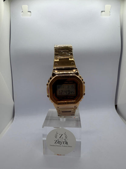 Zeyra Steel Retro – Unisex Digitaluhr mit Metallarmband | Zeyra | Versand aus DE