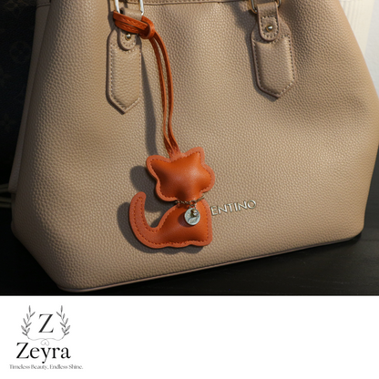 Luna Cat – Taschenanhänger in Katzenform mit Glitzer-Detail | Zeyra | Versand aus DE